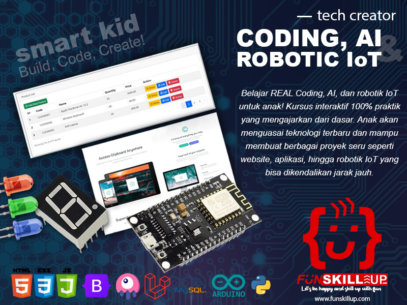 Kursus Coding & Robotik IoT Anak
