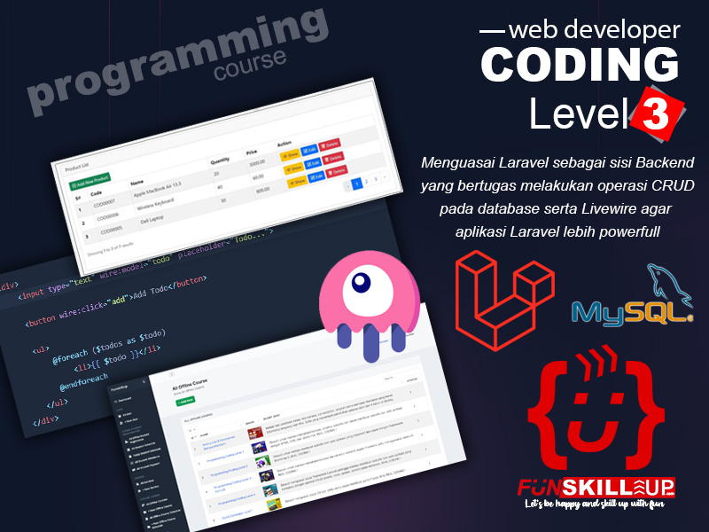 Kursus Coding Level 3 - Laravel & Livewire